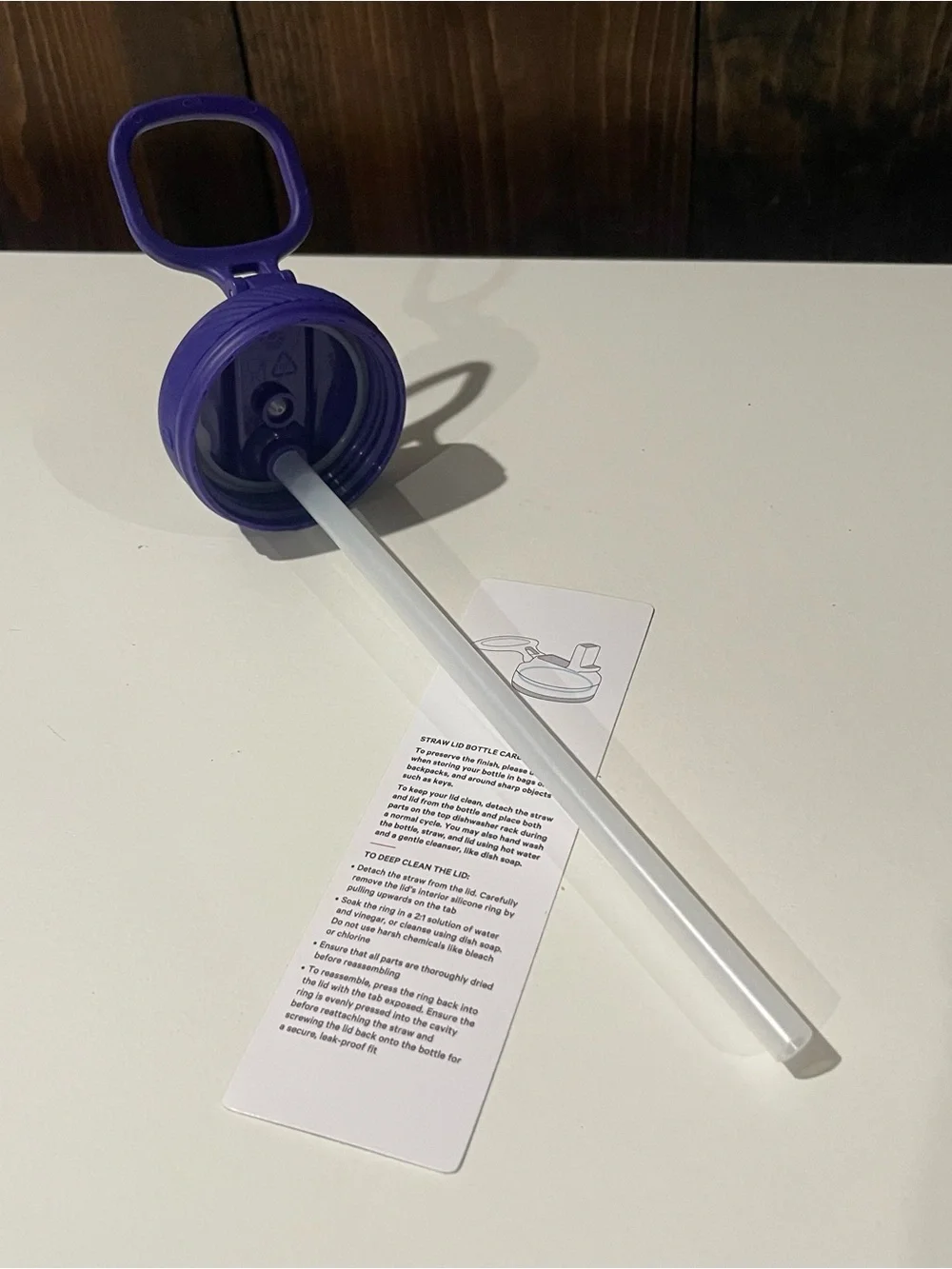 NEW Lululemon Purple Back to Life Sport Bottle 24oz Straw Lid